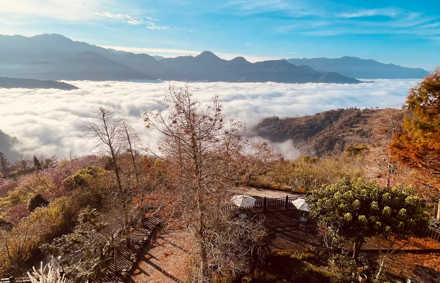 清境早晨日出雲海